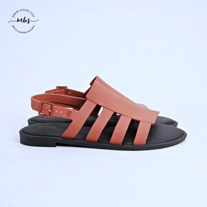 Melissa Women's Brown Strappy Slingback Sandals